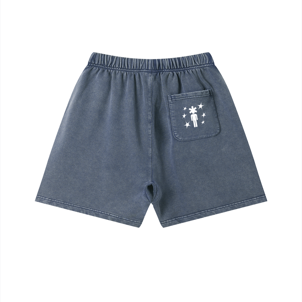 Washed Cotton Shorts