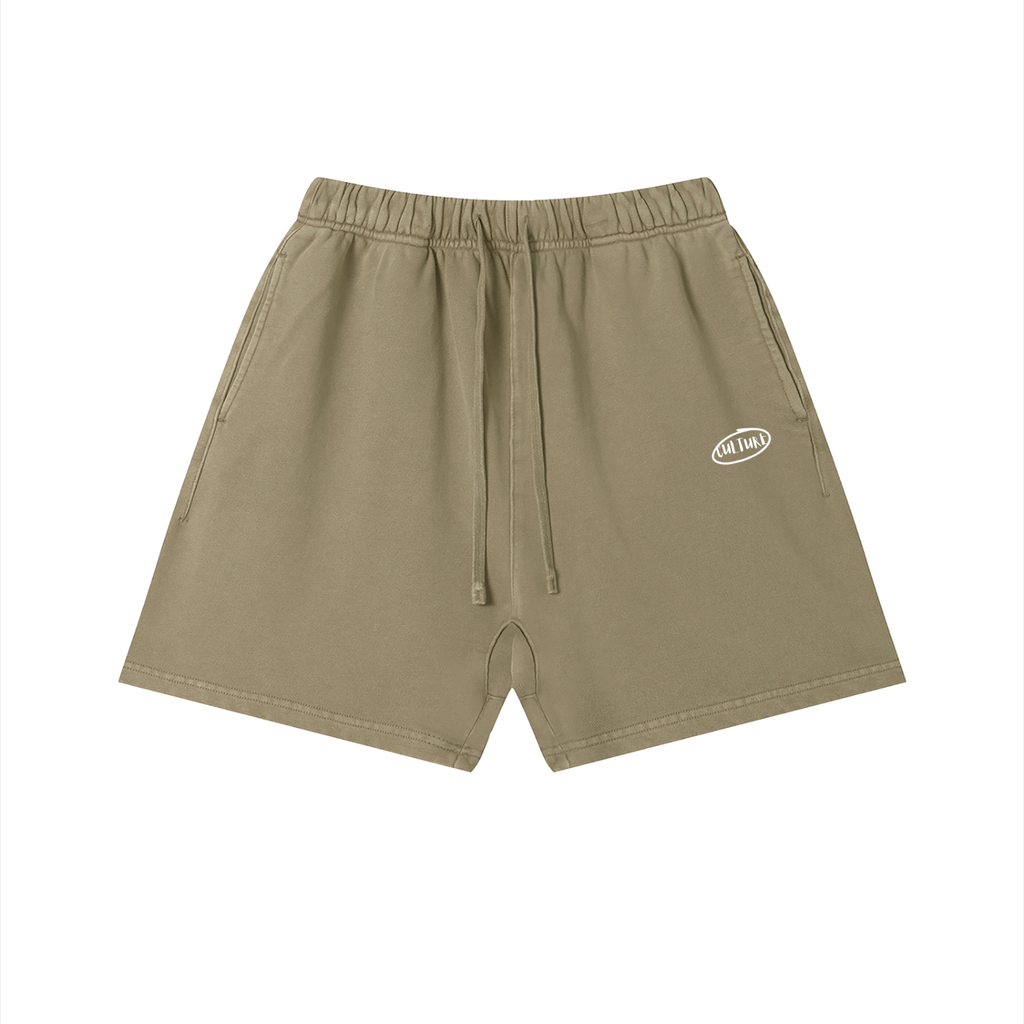 Washed Cotton Shorts