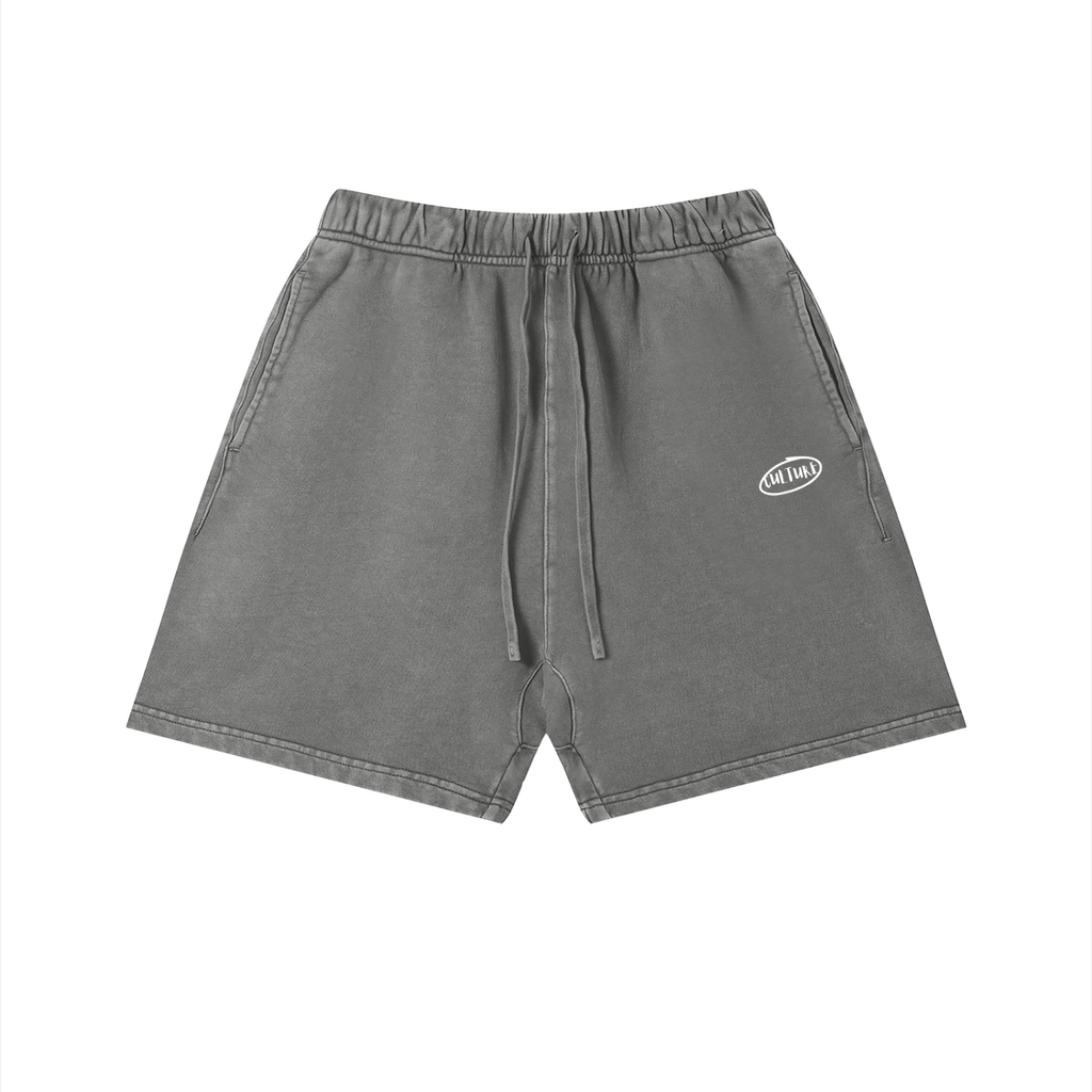 Washed Cotton Shorts