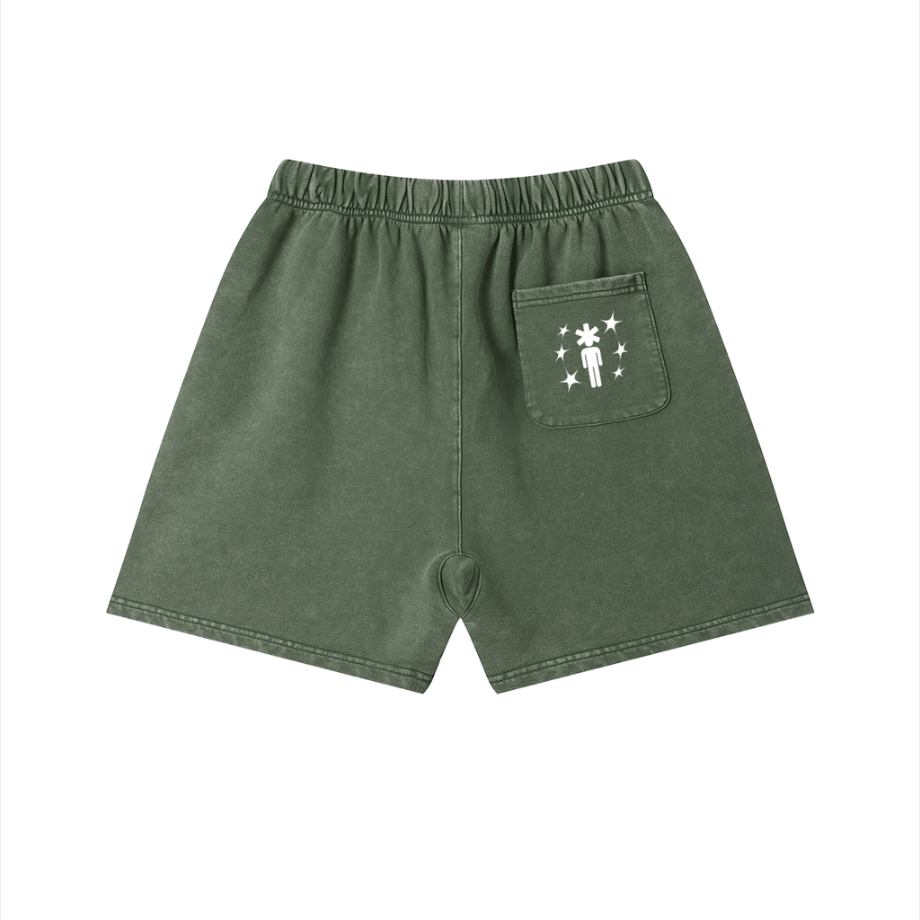 Washed Cotton Shorts