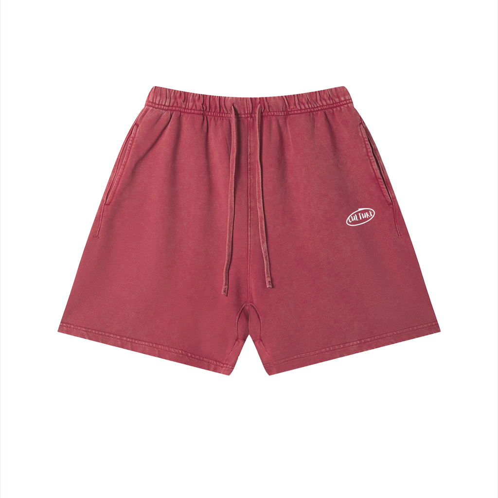 Washed Cotton Shorts